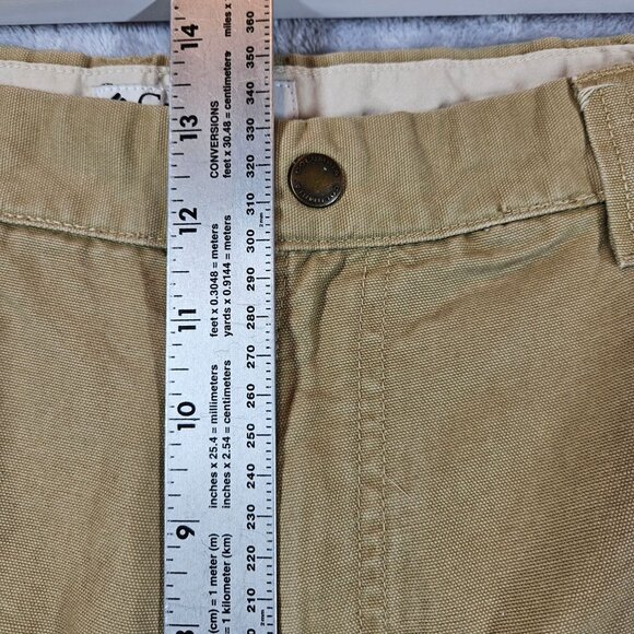 Columbia Kahki Pants Mens 42 Tan Cargo Zip pocket office casual casual outdoor g - Picture 7 of 13